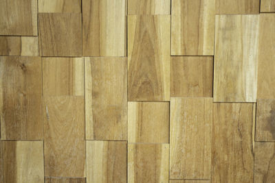 Full frame shot of wooden wall