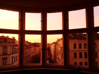 Built structure with windows in background