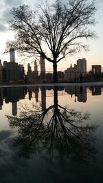 River with buildings in background