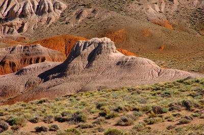 Rock formations on land