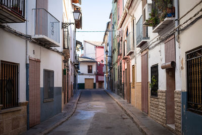 Alley amidst buildings