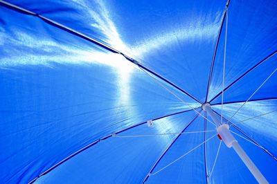 Low angle view of umbrella