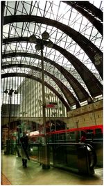 Interior of railroad station