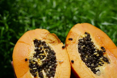 Close-up of orange slice