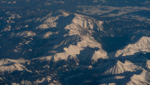 Full frame shot of snow covered landscape