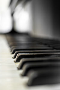 Close-up of grand piano