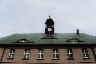 High section of building against sky