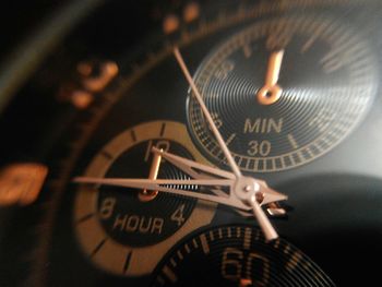 Close up of clock