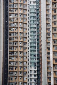 Windows of hong kong residential high rise 