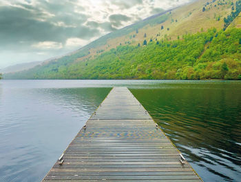 A pier on a loch 