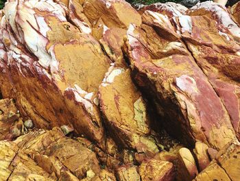 Full frame shot of rock formation