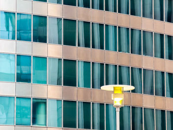 Low angle view of glass building