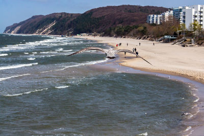 Scenic view of beach