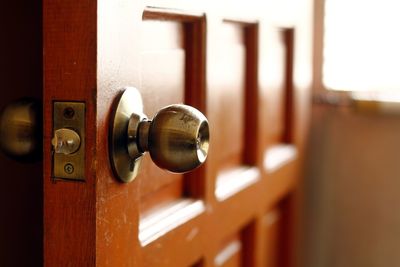 Close-up of door