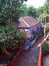 Built structure with trees in background