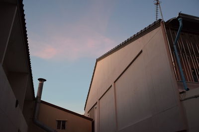 Low angle view of building against sky