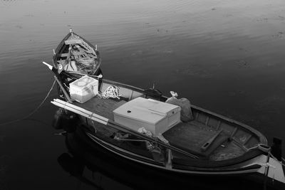 Boats in sea