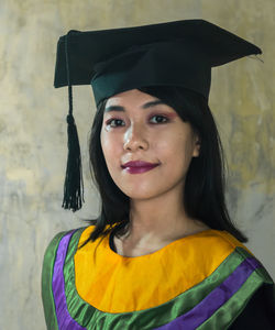 Portrait of a smiling young woman