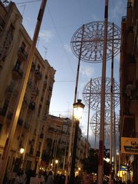 Low angle view of building against sky