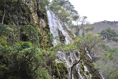 River flowing through rocks