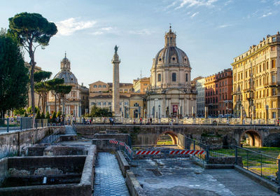 View of buildings in city