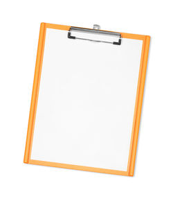 Low angle view of paper against white background