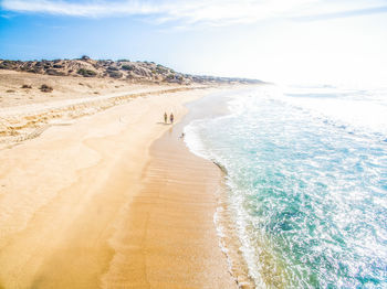 Scenic view of beach