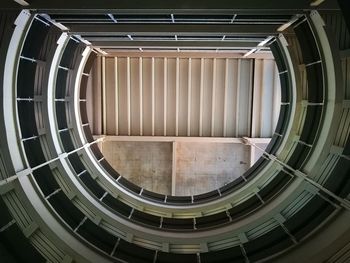 Directly below shot of modern building