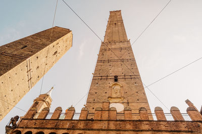 Low angle view of building against sky