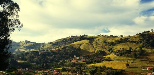 Scenic view of landscape against sky