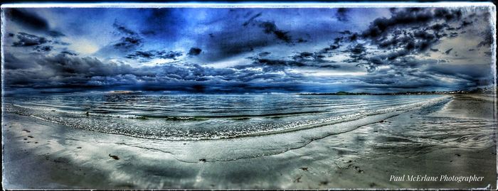 Panoramic shot of sea against sky