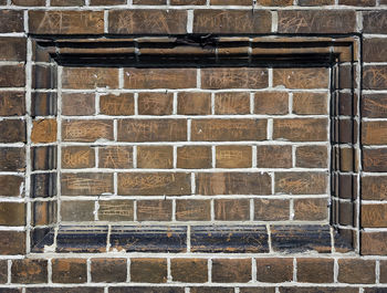 Close-up of brick wall