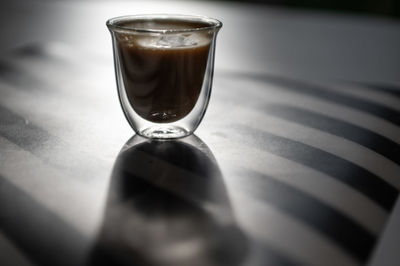 Close-up of drink on table