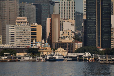 View of city at waterfront