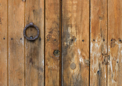 Close-up of rusty door