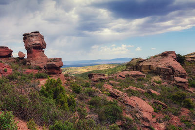 The rocks of peracense in aragon, northern spain,