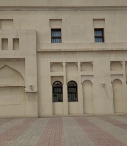 Facade of historic building