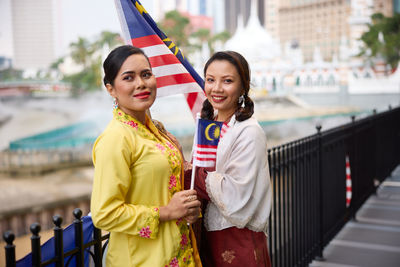 Merdeka malaysia independence celebration model pose