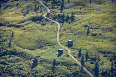 Aerial view of landscape