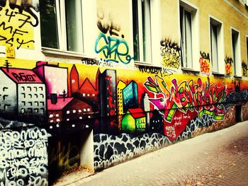 Graffiti on wall