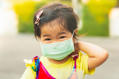 Portrait of cute boy