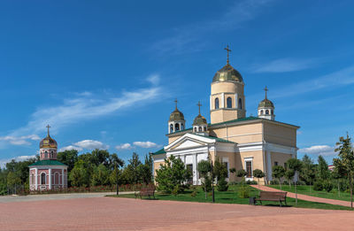 Alexander nevsky church near the tighina fortress in bender, transnistria or moldova, 