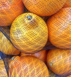 Full frame shot of oranges for sale in market