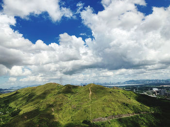 Scenic view of landscape against sky