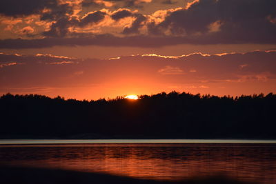 Midsummer sunset in land of the midnight sun, just outside of the city hanko in finland.