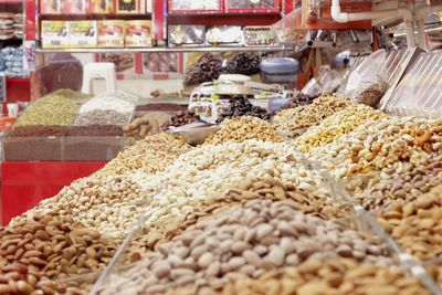 View of market for sale in store