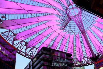 Low angle view of ferris wheel