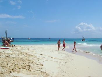 People on beach