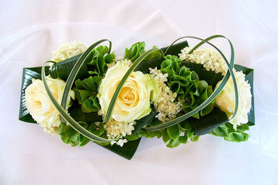 High angle view of salad in plate