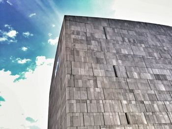 Low angle view of building against sky